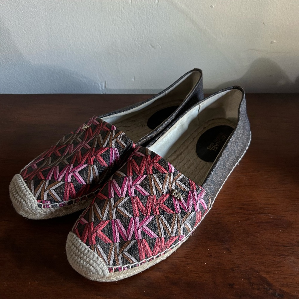 Michael Kors Logo Espadrille Flats